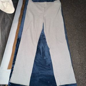 High Rise Stretch Black & White Pants